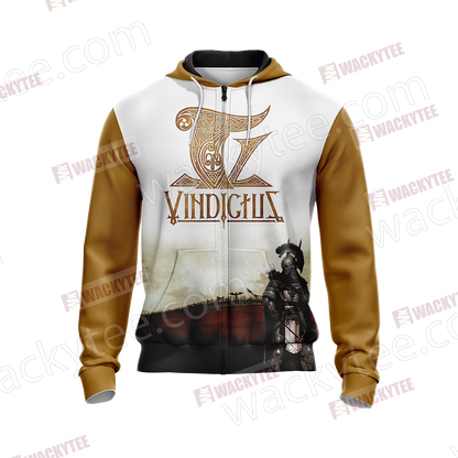Vindictus Unisex Zip Up Hoodie Jacket