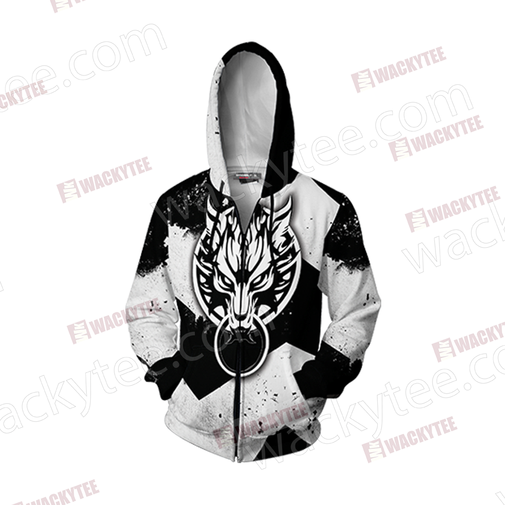 Final Fantasy 7 - Fenrir Unisex Zip Up Hoodie Jacket