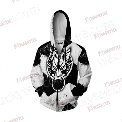 Final Fantasy 7 - Fenrir Unisex Zip Up Hoodie Jacket