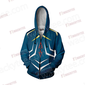 Fate/ Stay Night - Saber symbol Unisex Zip Up Hoodie Jacket