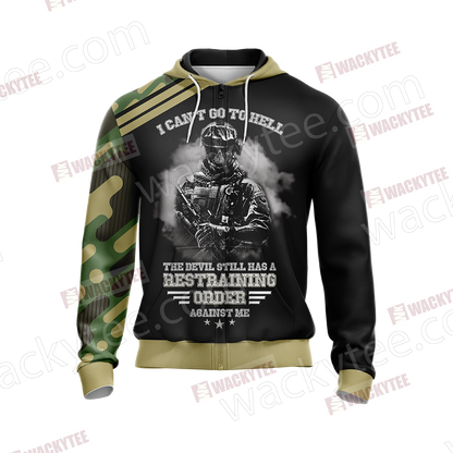 Veteran Unisex Zip Up Hoodie Jacket