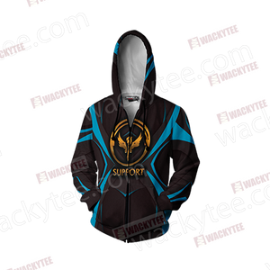 League of Legends - Support Unisex Zip Up Hoodie Jacket