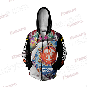 Far Cry 4 Unisex Zip Up Hoodie Jacket