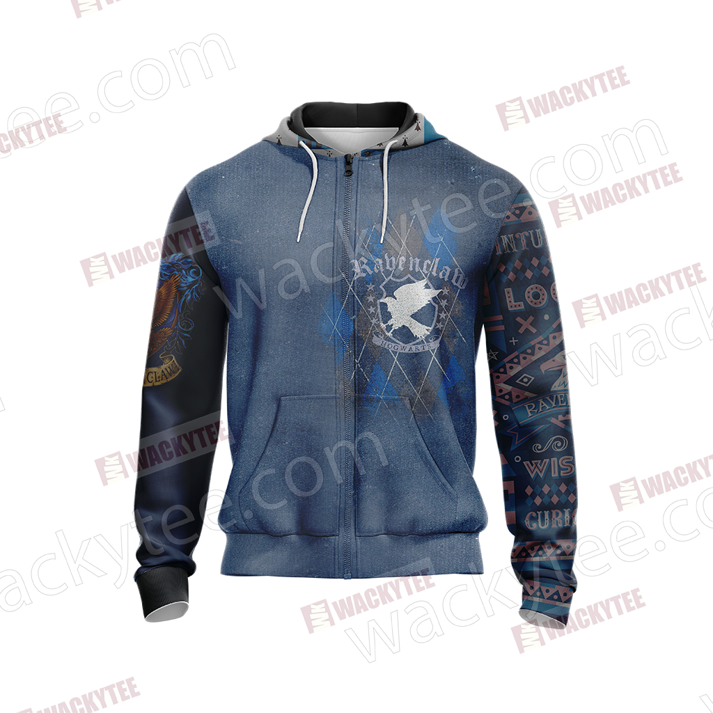 Harry Potter - Ravenclaw House Unisex Zip Up Hoodie