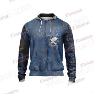 Harry Potter - Ravenclaw House Unisex Zip Up Hoodie
