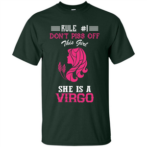 Virgo T-shirt Rule Dont Piss Off This Girl T-shirt