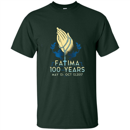 Fatima 100 Years T-shirt Forest Green