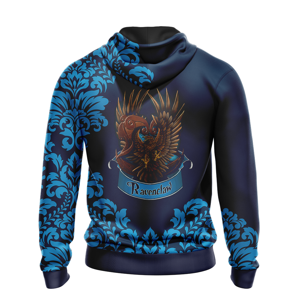 Harry Potter - Wise Like A Ravenclaw Version Lifestyle Unisex Zip Up Hoodie