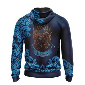 Harry Potter - Wise Like A Ravenclaw Version Lifestyle Unisex Zip Up Hoodie