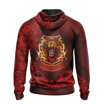 Harry Potter - Brave Like A Gryffindor Version Lifestyle Unisex 3D Hoodie