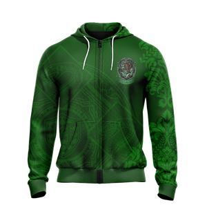 Harry Potter - Cunning Like A Slytherin Version Lifestyle Unisex Zip Up Hoodie