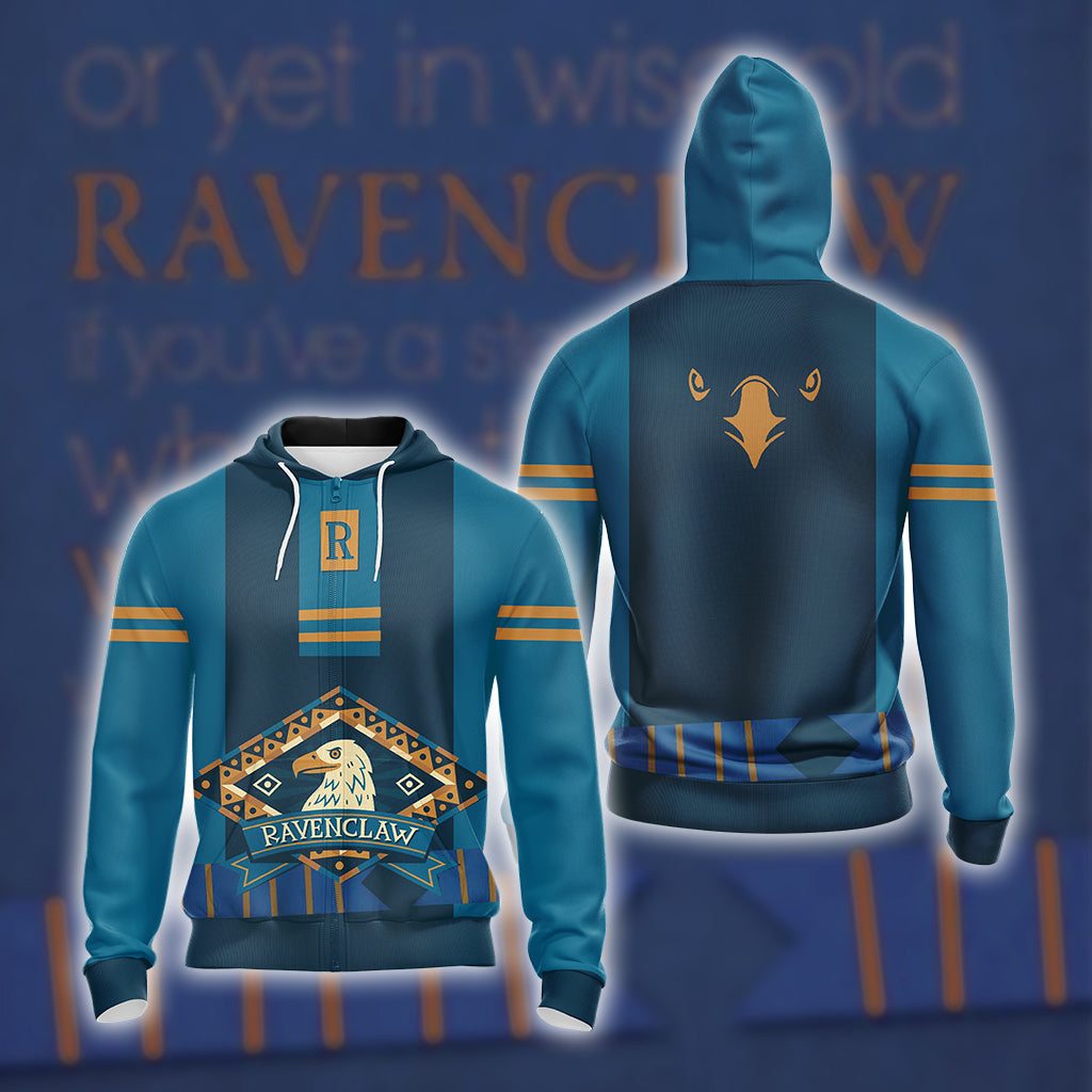 Harry Potter - Wise Like A Ravenclaw New Unisex Zip Up Hoodie