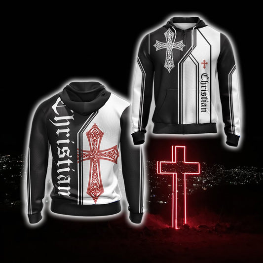 Christian Unisex Zip Up Hoodie 4XL