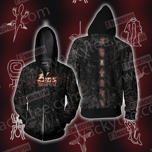 Yu Gi Oh! 5DS - Mark of the Shadows Unisex Zip Up Hoodie Jacket