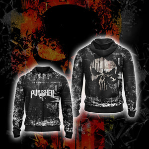 The Punisher New Version Unisex Zip Up Hoodie