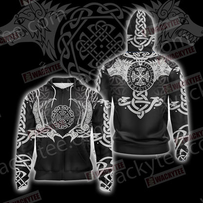 Viking New Collection Unisex Zip Up Hoodie Jacket 4XL