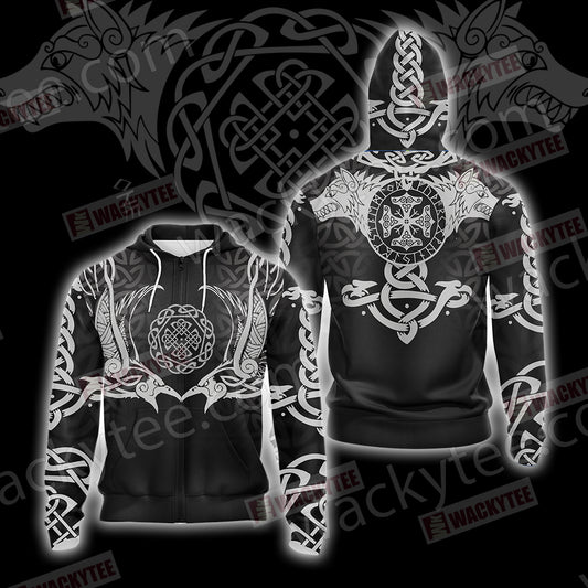 Viking New Collection Unisex Zip Up Hoodie Jacket 4XL
