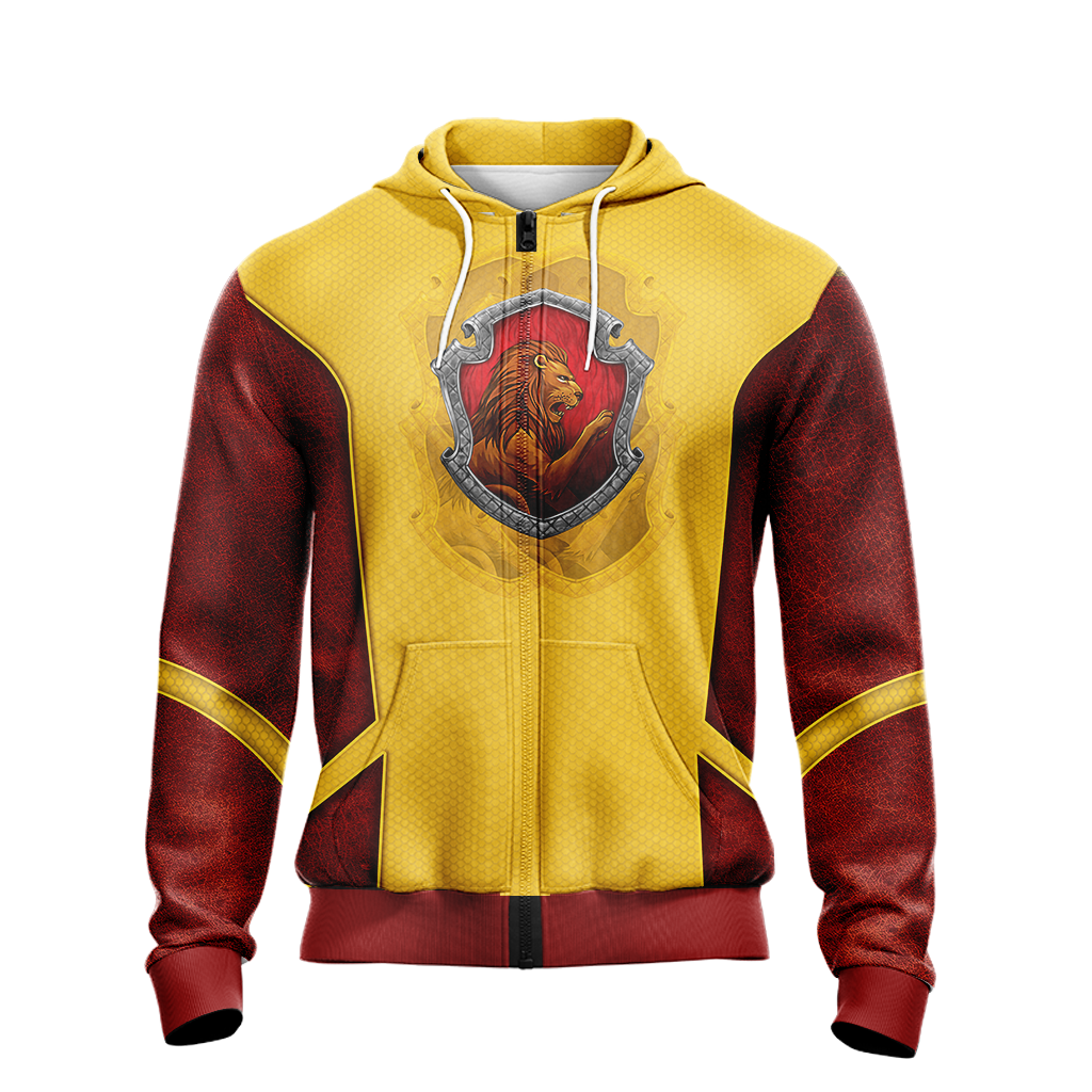Harry Potter - Gryffindor Edition New Style Unisex 3D Zip Up Hoodie