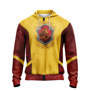 Harry Potter - Gryffindor Edition New Style Unisex 3D Zip Up Hoodie