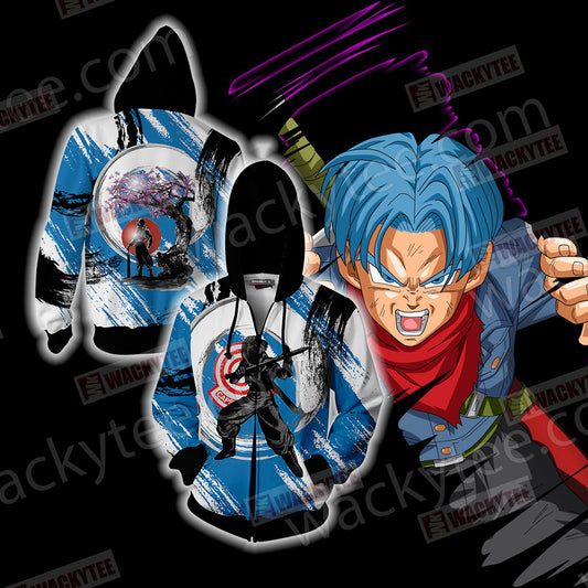 Dragon Ball - Trunks Unisex Zip Up Hoodie Jacket 4XL