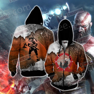 God Of War - Kratos New Style Zip Up Hoodie Jacket