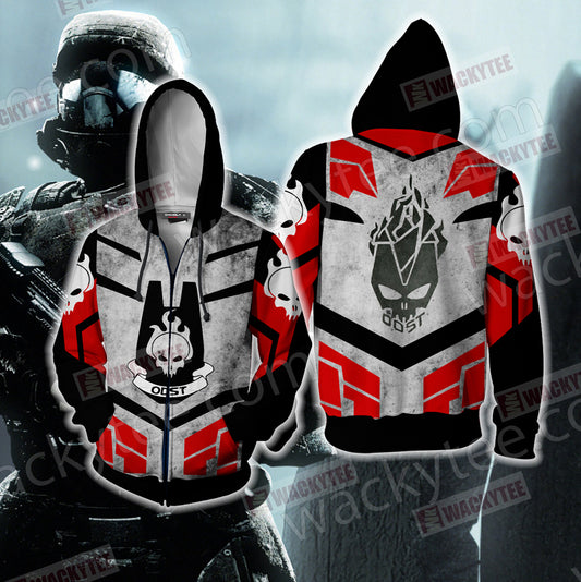 Halo - ODST Unisex Zip Up Hoodie Jacket 4XL