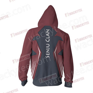 Naruto -  Senju Clan Unisex Zip Up Hoodie Jacket