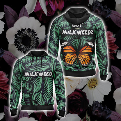 Got Milkweed Unisex Zip Up Hoodie 4XL