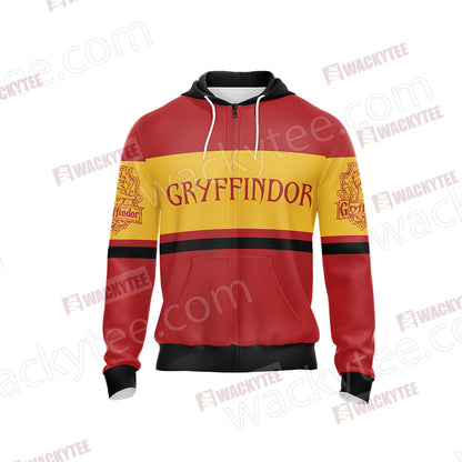 Harry Potter - Gryffindor House New Style Unisex 3D Zip Up Hoodie