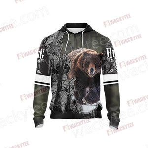 Hunting Passion - Bear Unisex Zip Up Hoodie Jacket