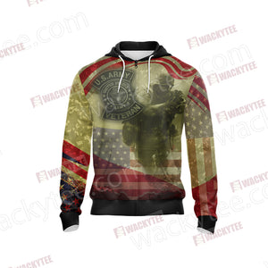 Veteran New Collection Unisex Zip Up Hoodie Jacket