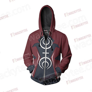 Naruto -  Senju Clan Unisex Zip Up Hoodie Jacket