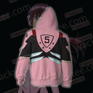 Shin Seiki Evangelion Mari Makinami Cosplay Zip Up Hoodie Jacket