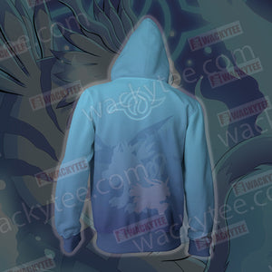 Digimon Garurumon Zip Up Hoodie Jacket