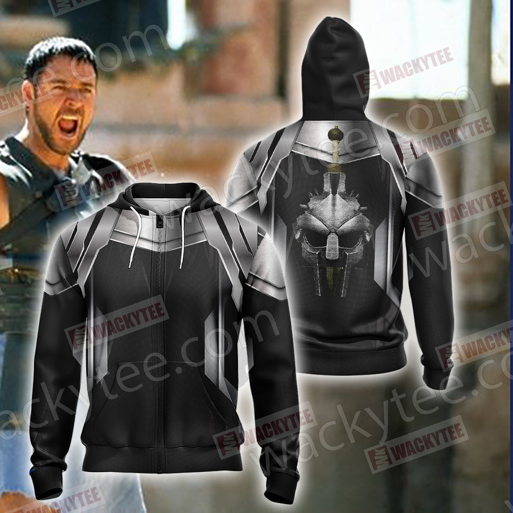 Gladiator (2000 film) Unisex Zip Up Hoodie Jacket 4XL