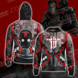 Wolfenstein: The Old Blood Unisex Zip Up Hoodie Jacket