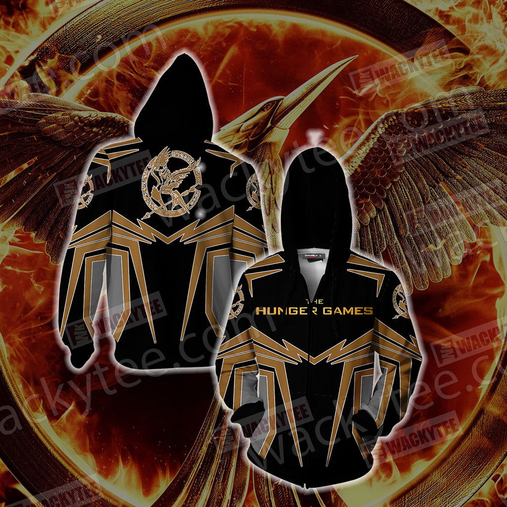 The Hunger Games New Unisex Zip Up Hoodie Jacket