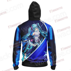 Hatsune Miku New Version Unisex Zip Up Hoodie Jacket