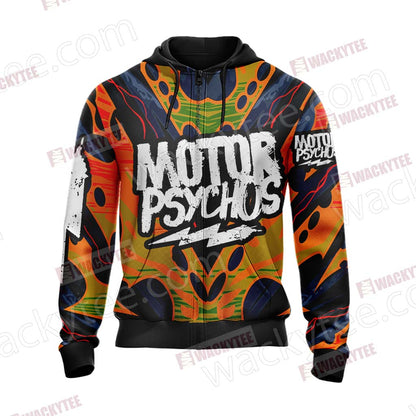 Pyscho Motor Unisex Zip Up Hoodie Jacket