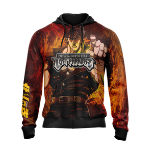 Fist of the North Star Kenshiro New Unisex Zip Up Hoodie