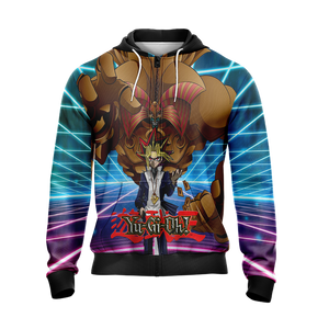 Yu-Gi-Oh! -Exodia and Yami Yugi Unisex 3D Zip Up Hoodie