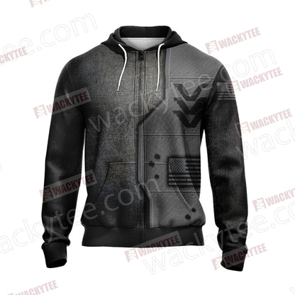 My Gun Is Not A Threat Unless You Are Unisex Zip Up Hoodie