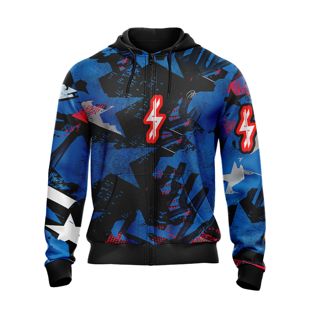 StuntBike Doing Stunt Woah Is Risky But It's Something I Enjoy Unisex Zip Up Hoodie