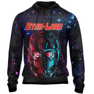 Guardians Of The Galaxy - Starlord Unisex Zip Up Hoodie