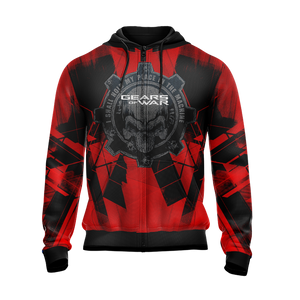Gears Of War - I Shall Hold My Place In The Machine Unisex Zip Up Hoodie