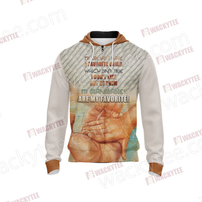 My Kids Say I Have A Favorite Child Which Isn't True I Don't Like Any Of Them Unisex Zip Up Hoodie