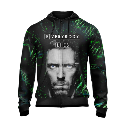 House TV Show New Unisex Zip Up Hoodie