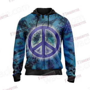 Peace Is It's Own Reward Unisex Zip Up Hoodie