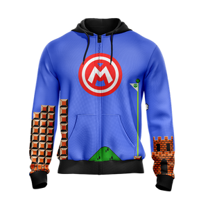 Mario Drift Unisex Zip Up Hoodie