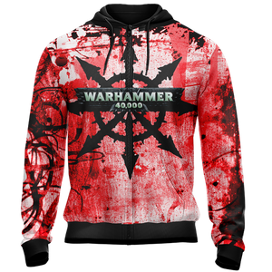 Warhammer 40,000 - Marks of Chaos Unisex Zip Up Hoodie